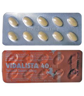 Vidalista-40 is one of the popular brands under which Tadalafil is produced.